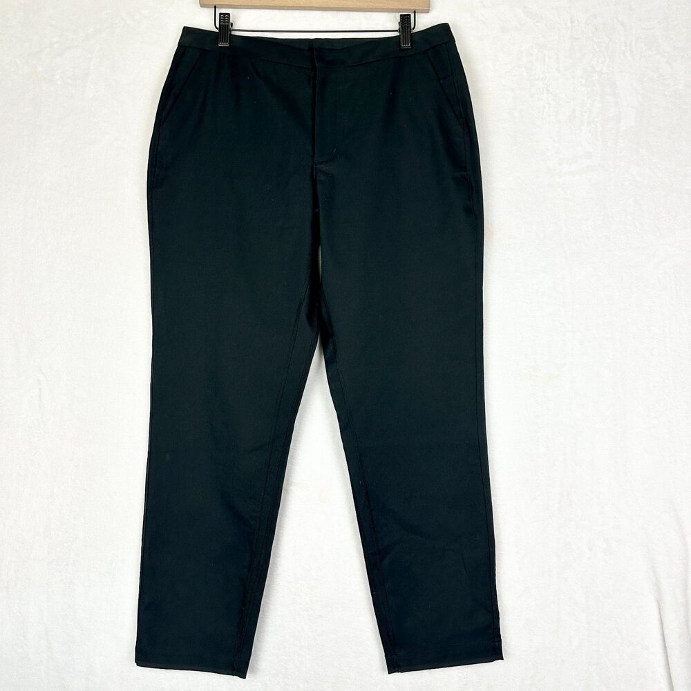 Lululemon Women's City Trek Trouser 28" Size 10 Black Aquelu Travel Office
